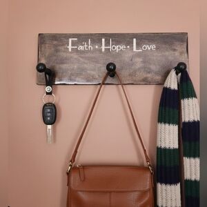 Wall Mounted Coat Rack with Hooks